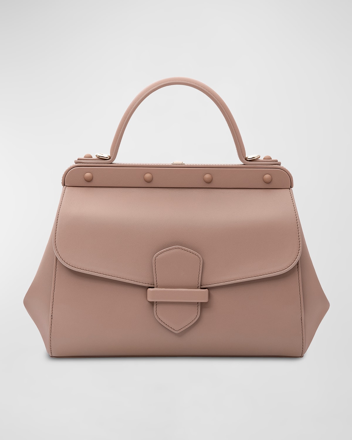 Margherita Medium Leather Top-Handle Bag