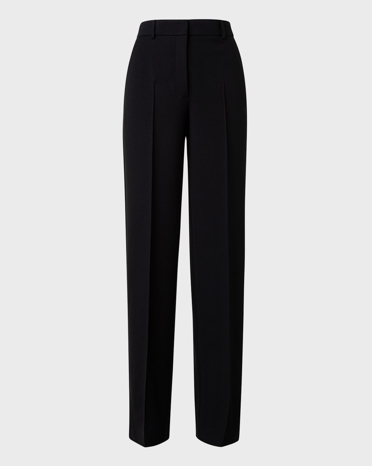 Shop Akris Punto Chiaro Signature Jersey Pants In Black