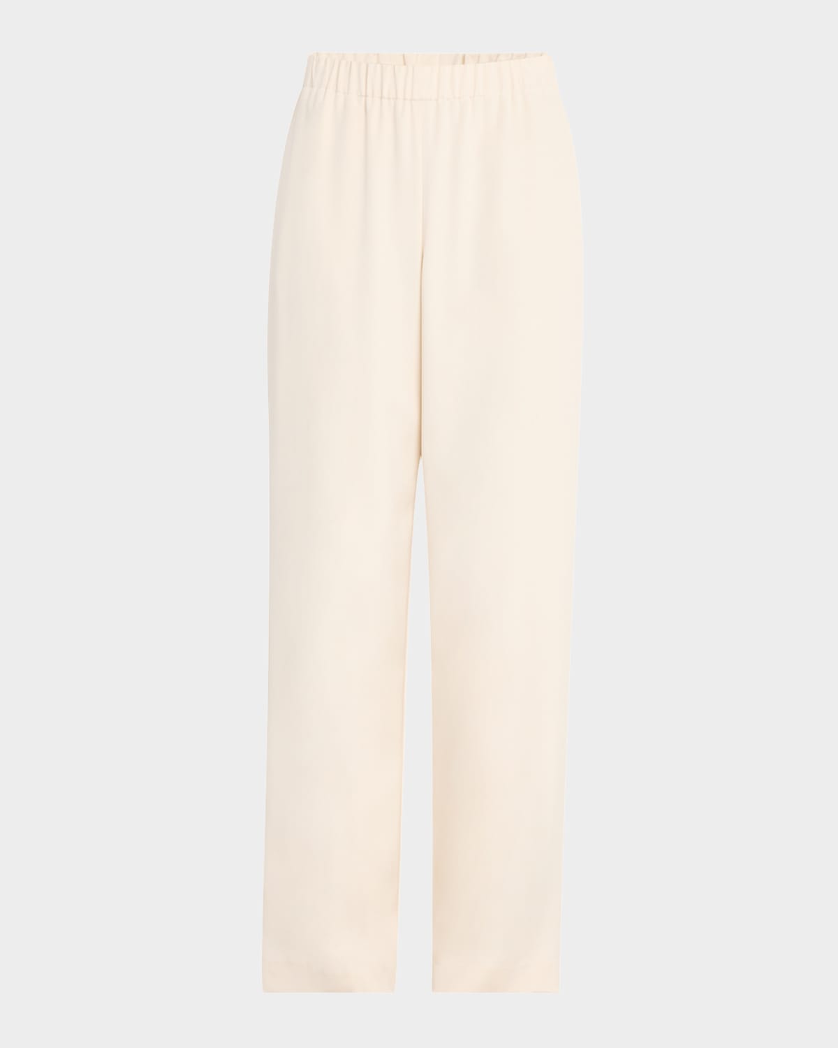 Perry Wide-Leg Stretch Silk Pants