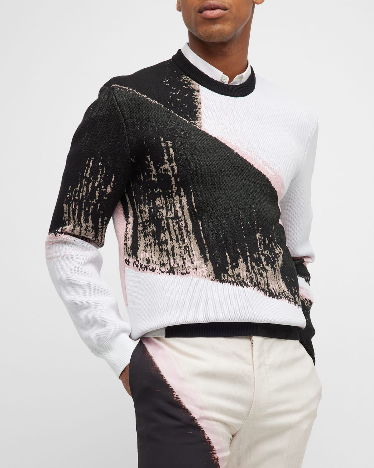 Men's Paint Roll Sweater