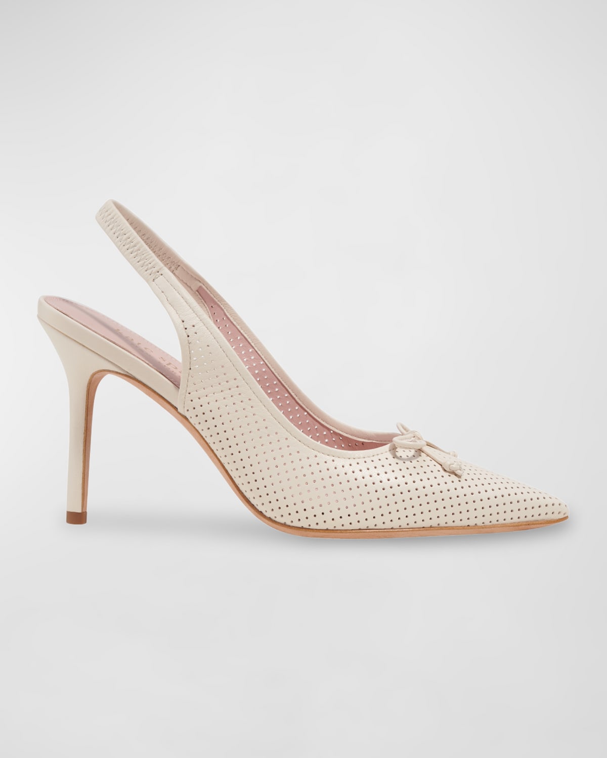 veronica perforated slingback pumps