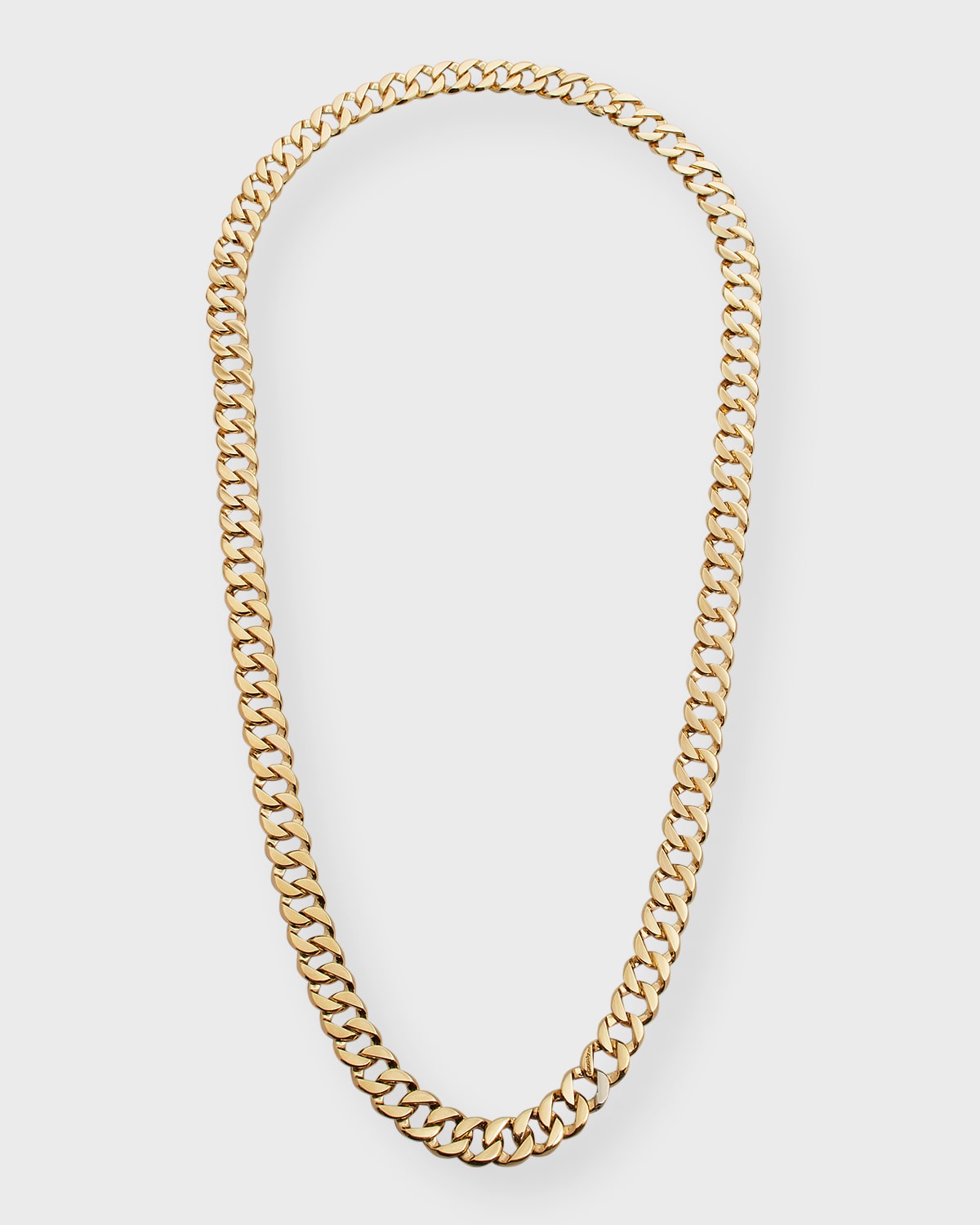 Verdura 18k Yellow Gold Wrap Curb Link Necklace