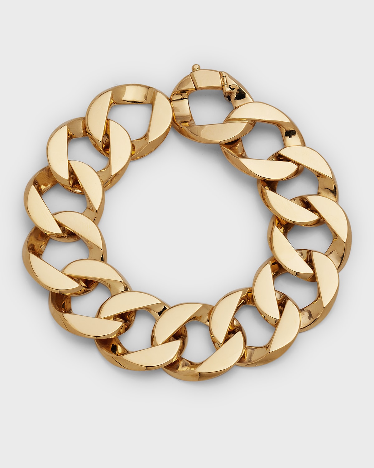 Verdura 18k Yellow Gold Curb-link Bracelet