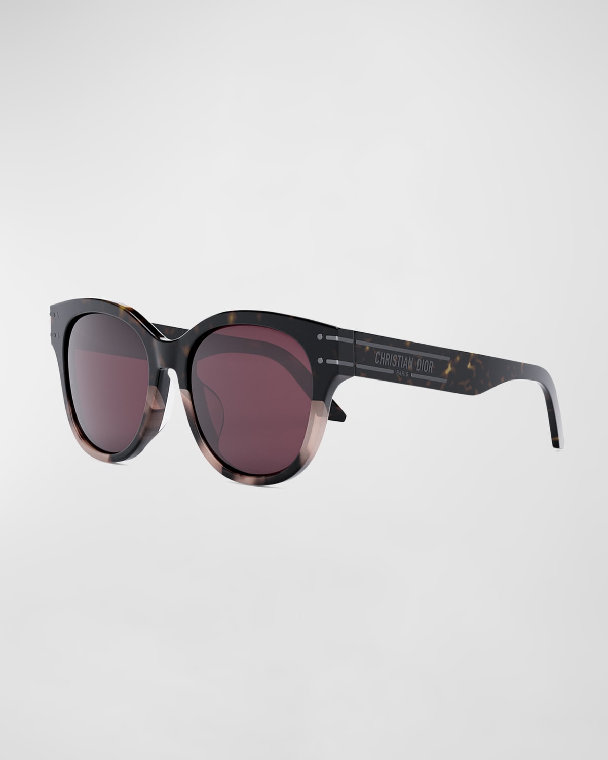 Dior DiorSignature B6F Rounded Acetate Butterfly Sunglasses