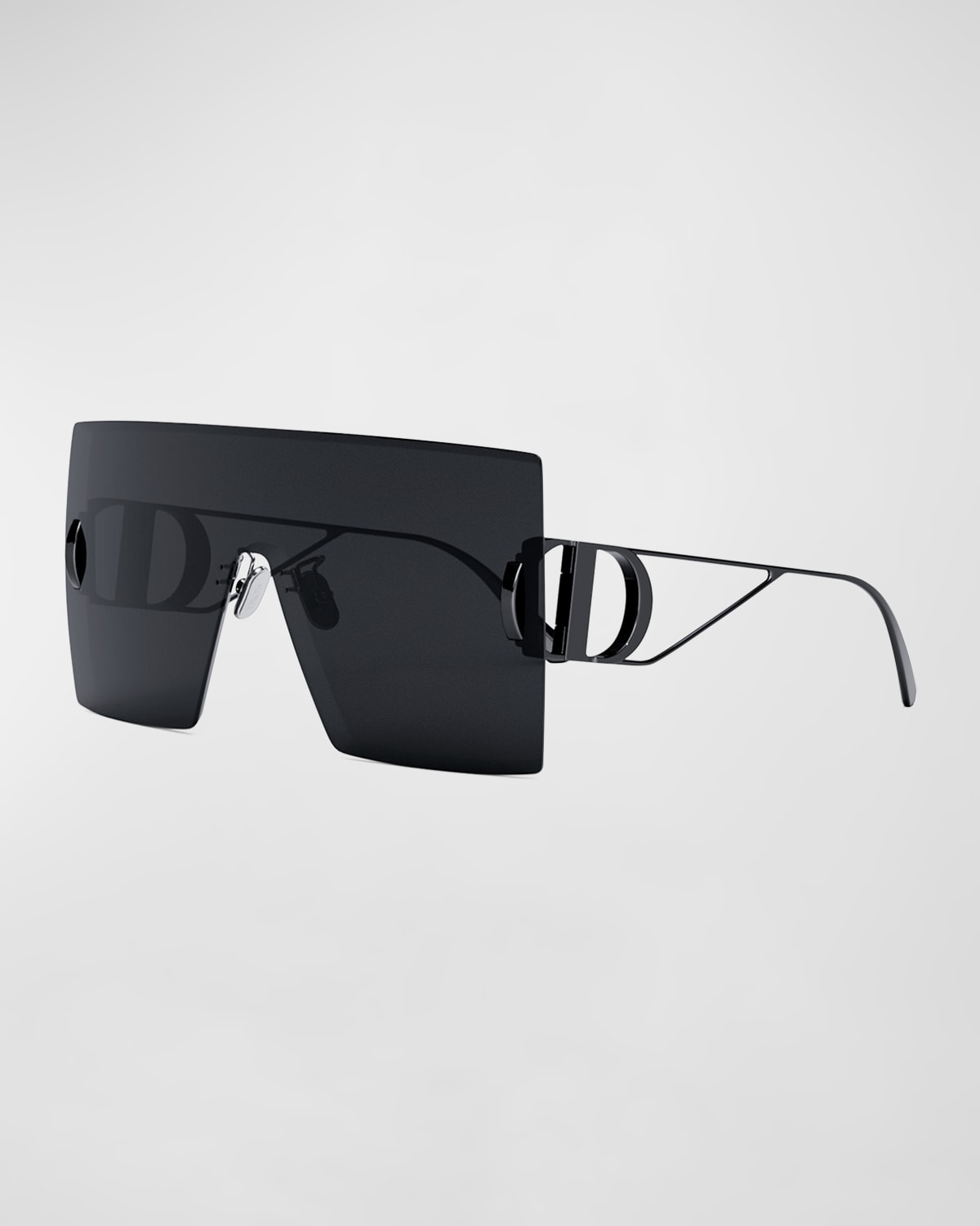 Dior 30Montaigne M1U Rimless Metal Shield Sunglasses
