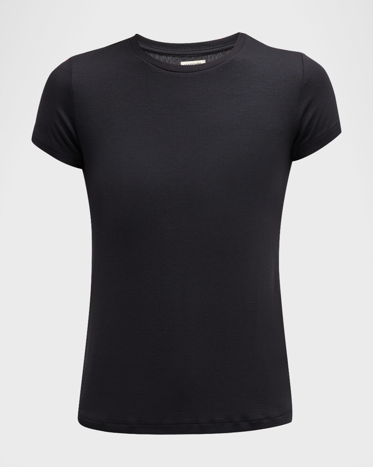 Shop L Agence Ressi Short-sleeve Tee In Black