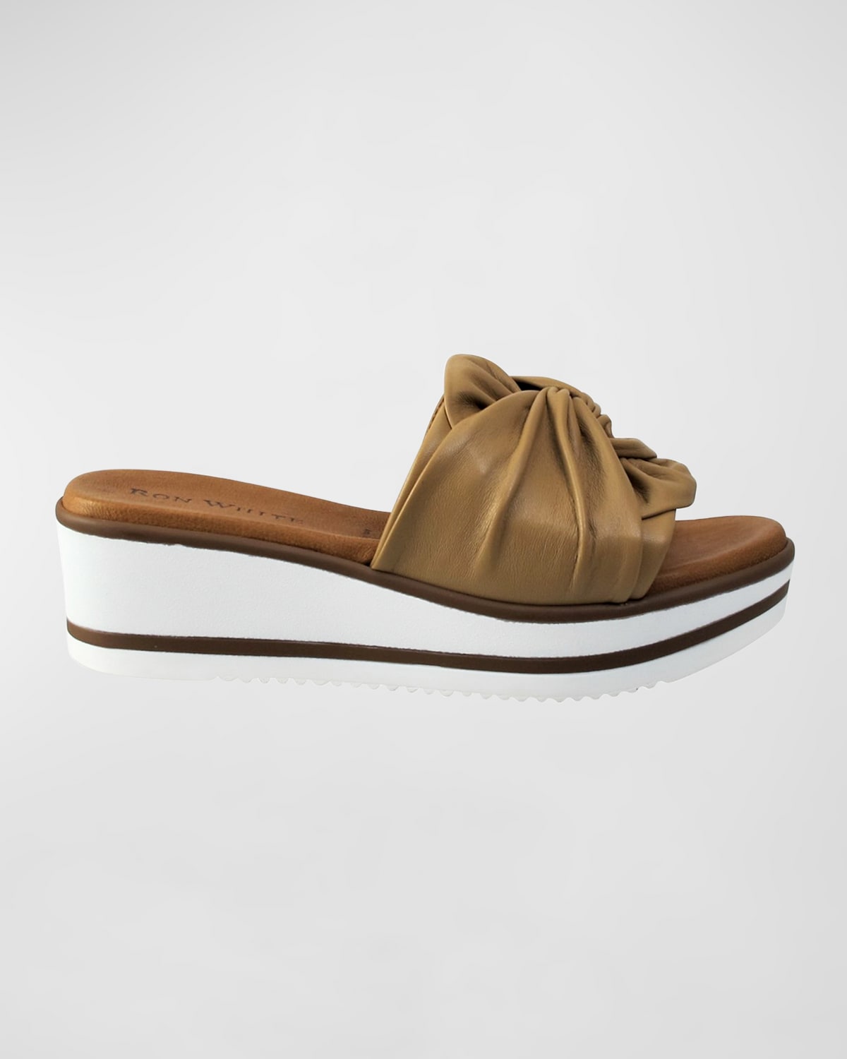 Ron White Priccila Water Resistant Wedge Sandal In Caramel | ModeSens