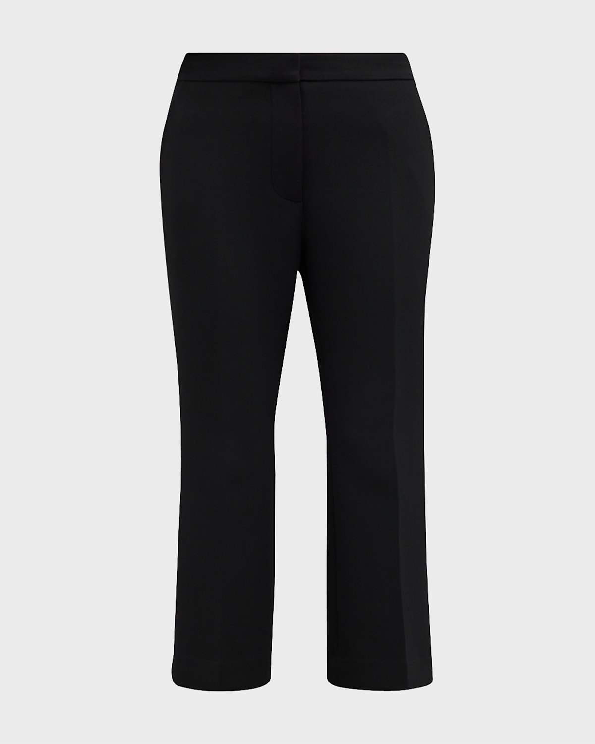 Straight-Leg Ankle Stretch Crepe Suiting Pants