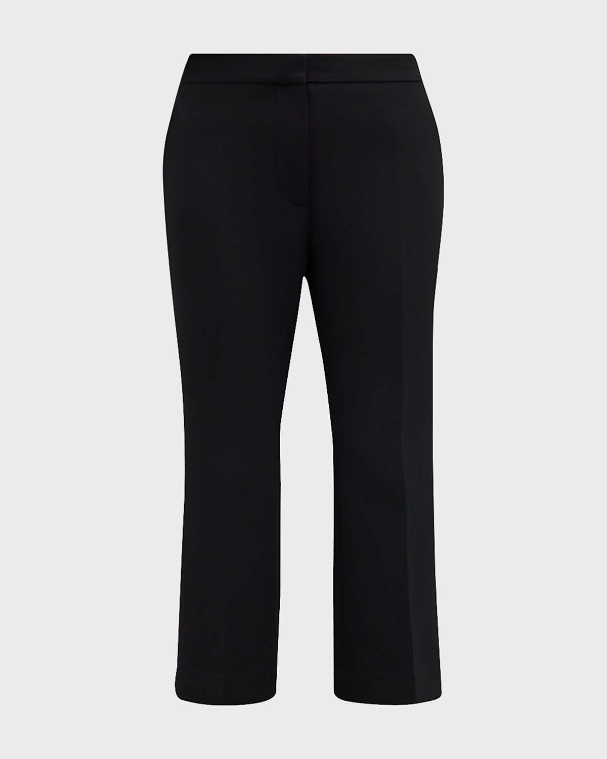 Straight-Leg Ankle Stretch Crepe Suiting Pants