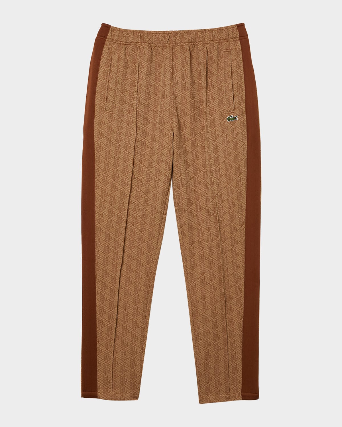 Shop Lacoste Men's Monogram-print Track Pants In Vienesse