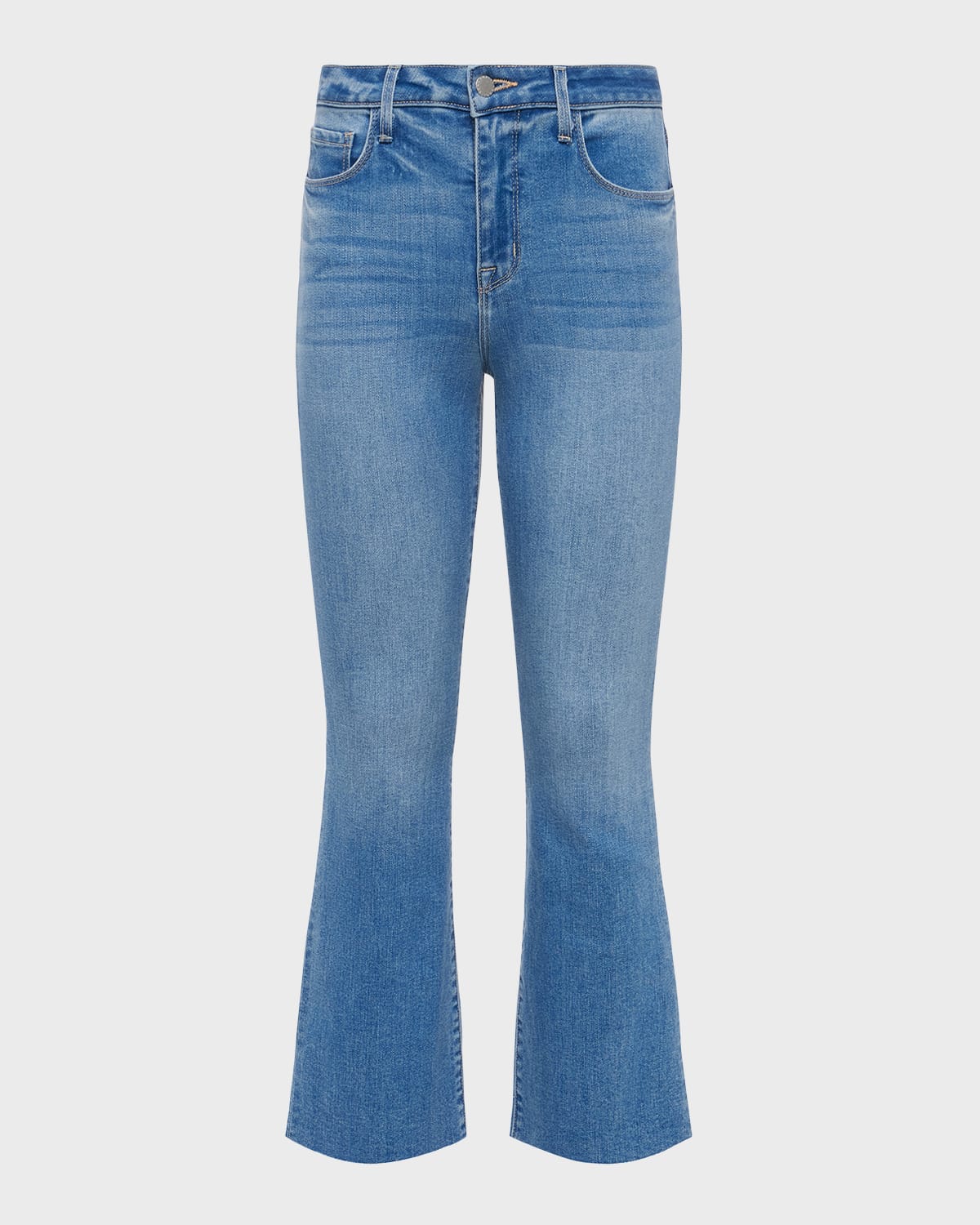 L Agence Kendra High Waist Crop Flare Jeans In Alamo