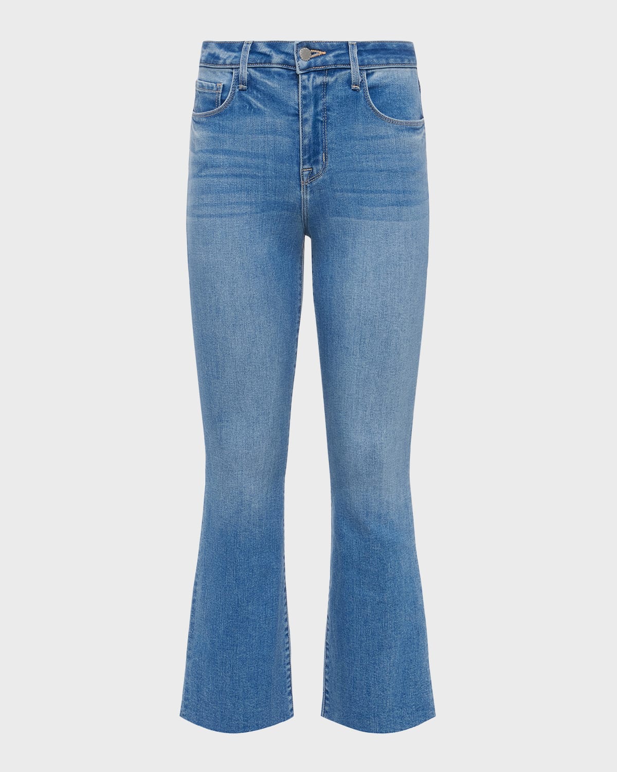 L AGENCE KENDRA HIGH RISE CROP FLARE JEANS