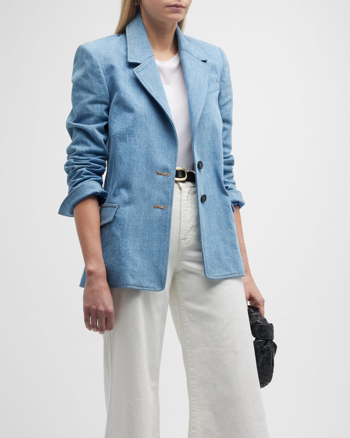 FRAME THE FEMME DENIM BLAZER