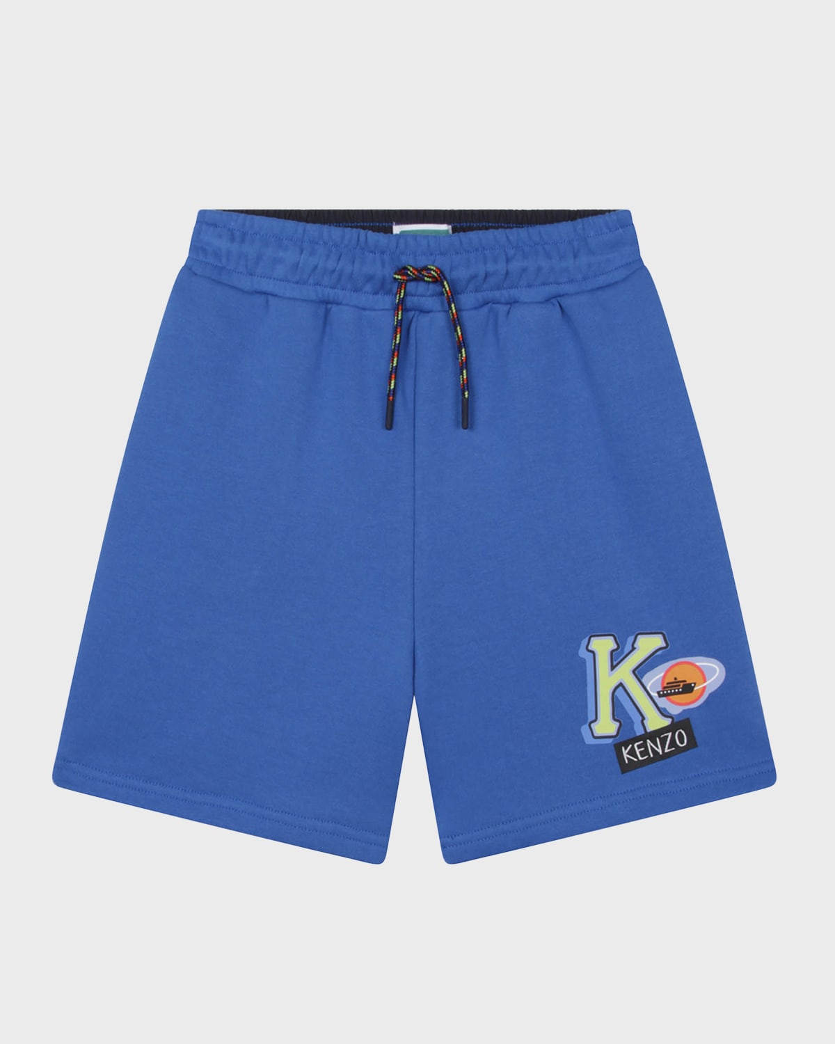 KENZO BOY'S EMBROIDERED COMBO SHORTS