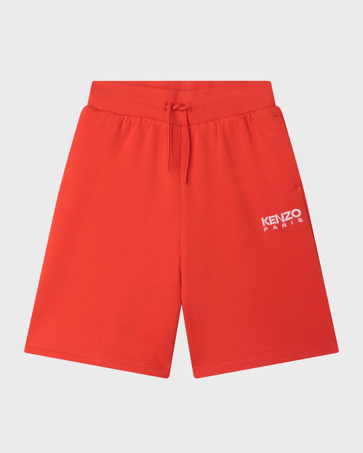 Boy's Embroidered Logo-Print Shorts, Size 6-12