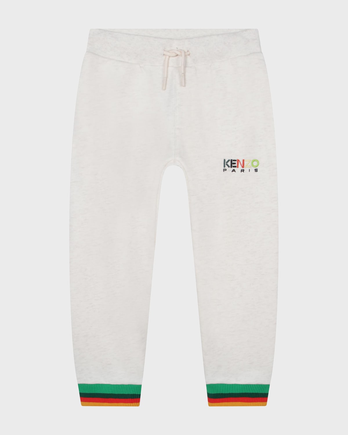 Boy's Embroidered Logo-Print Contrast Banding Sweatpants, Size 4-5