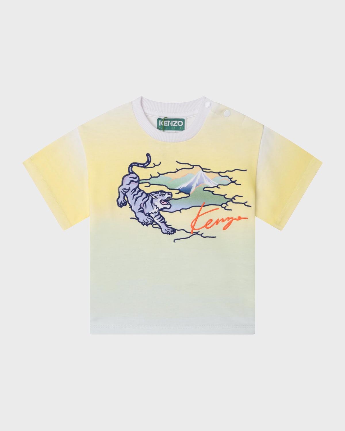 Boy's Embroidered Tiger Logo-Print Tie Dye T-Shirt, Size 12M-3