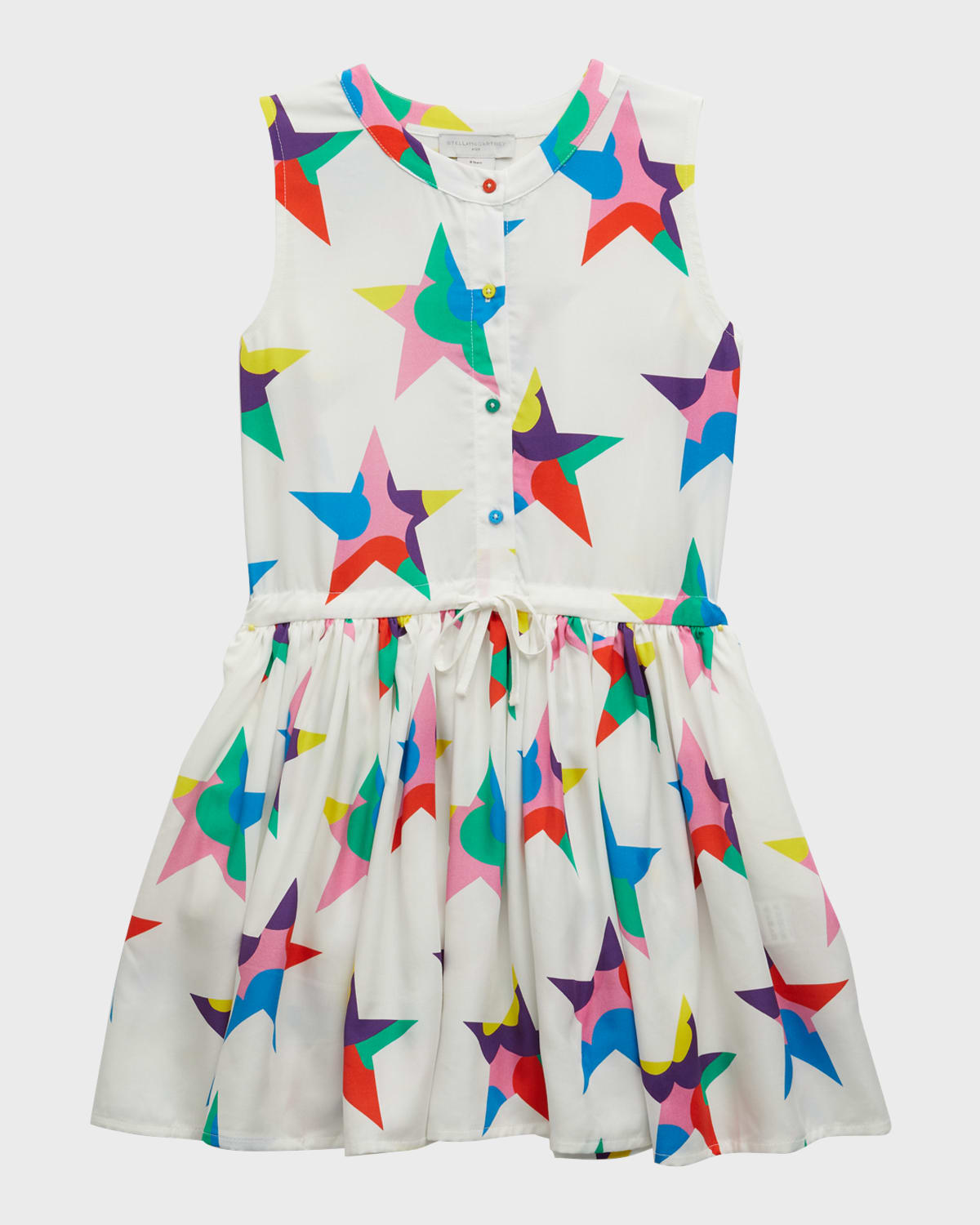 Girl's Pop Stars Multicolor Dress, Size 4-10