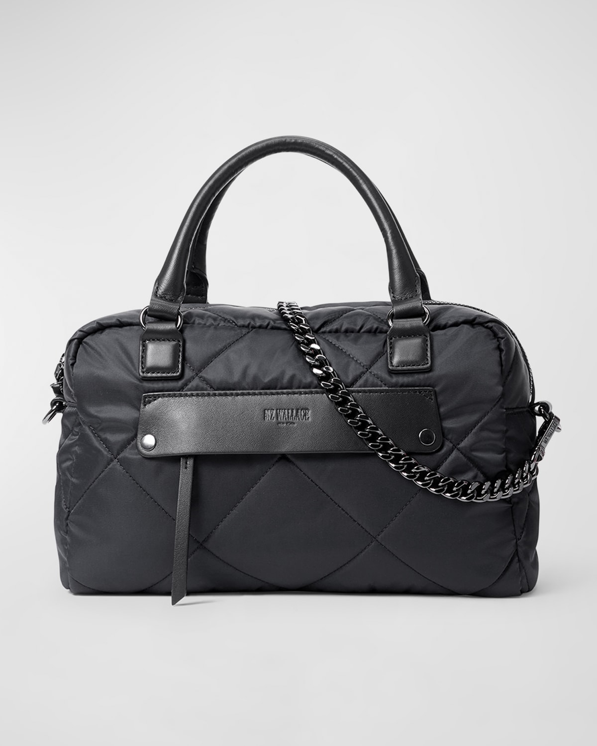 Madison Quilted Flat Crossbody Bag