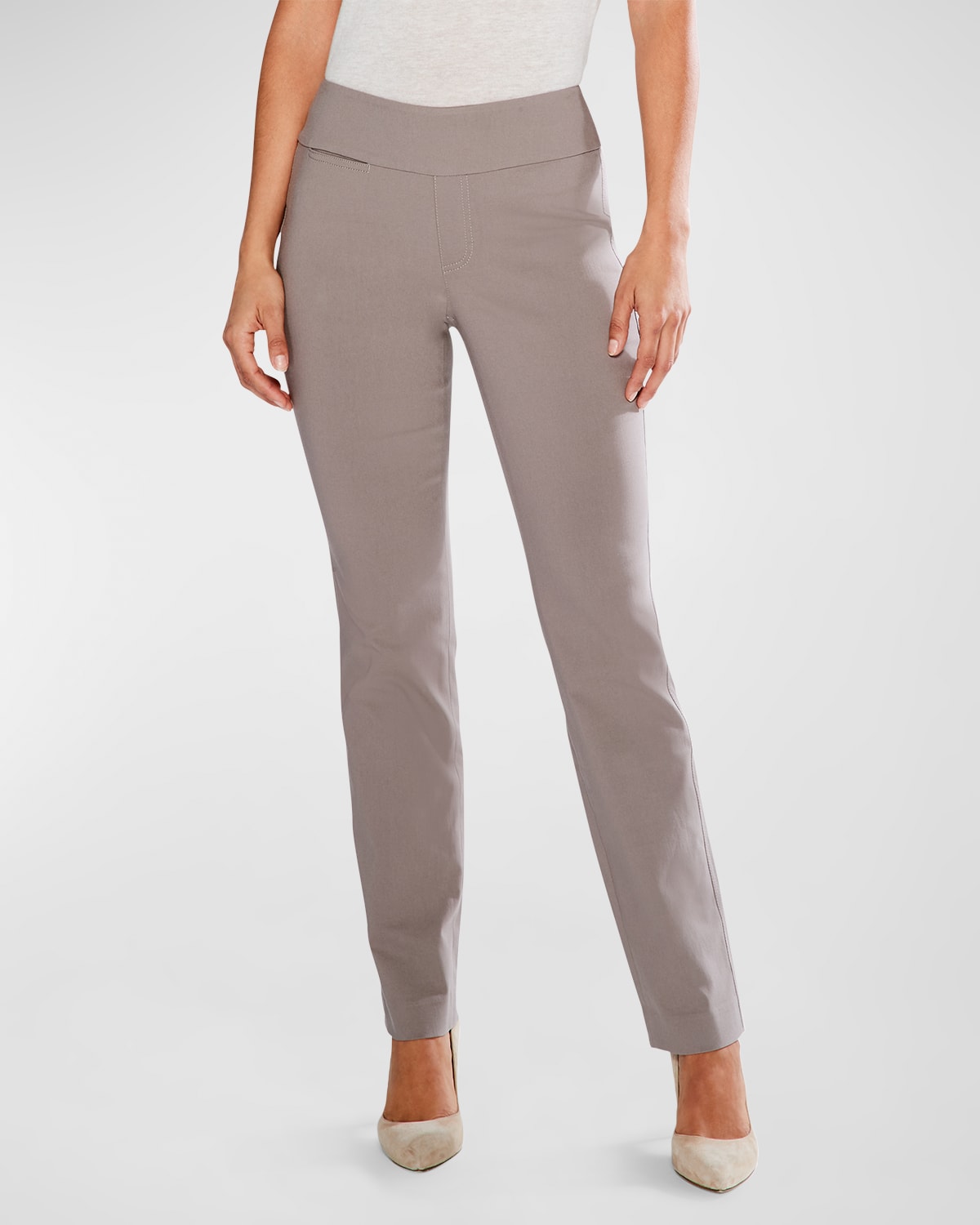 NIC+ZOE Petite Wonderstretch Straight-Leg Pants