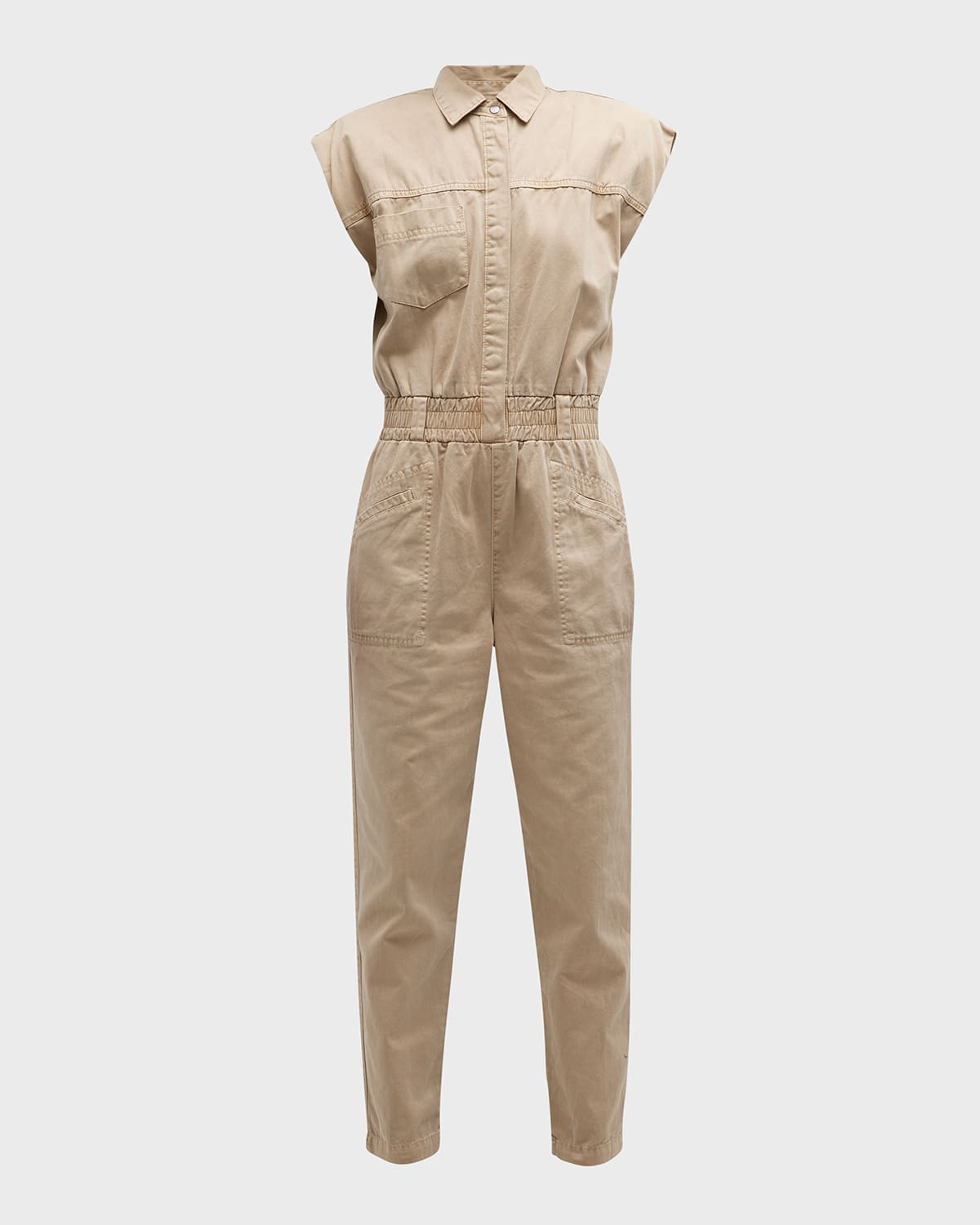 Pistola Rosie Utility Jumpsuit In Sesame