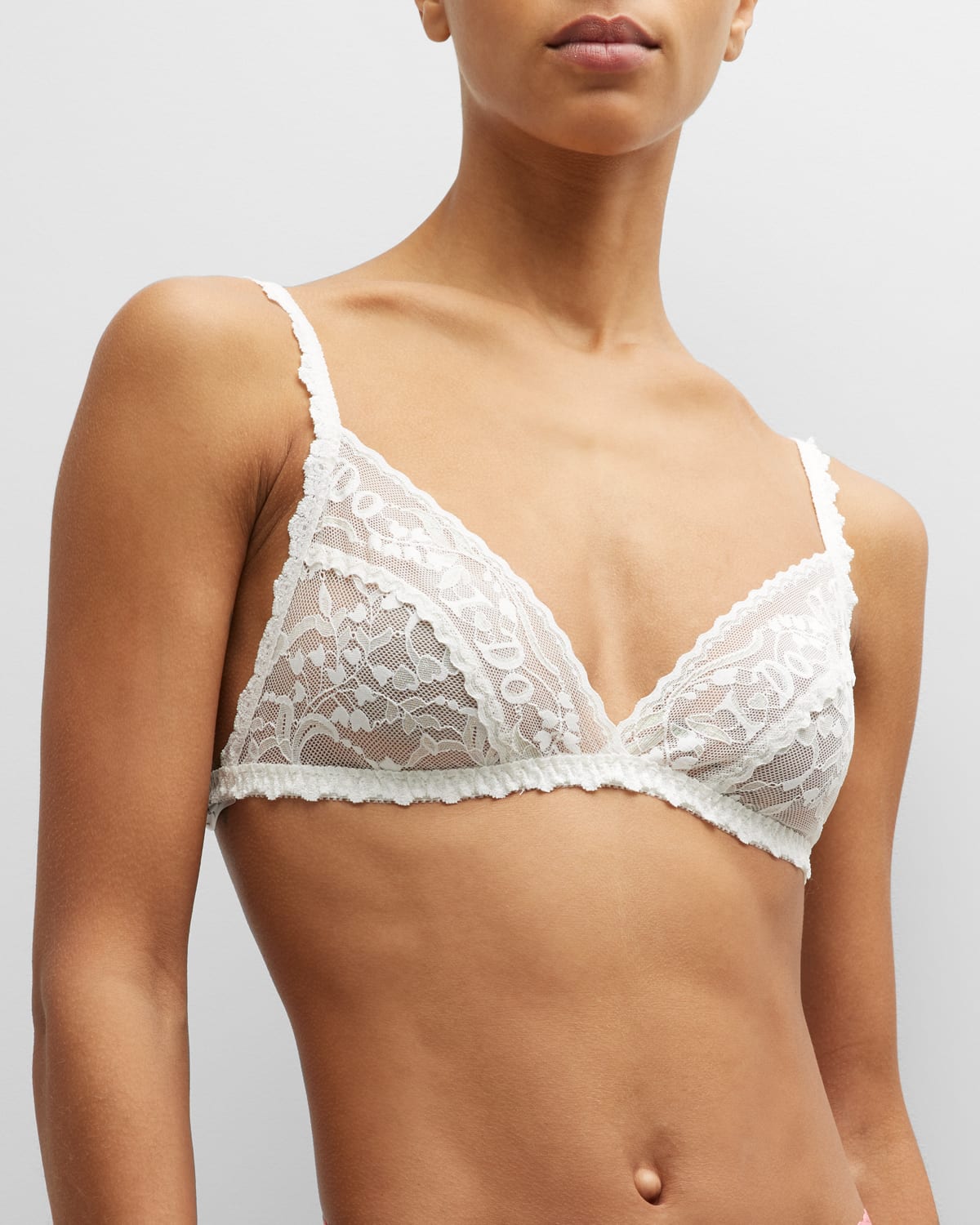 Hanky Panky I Do Shimmer Bralette In Light Ivory