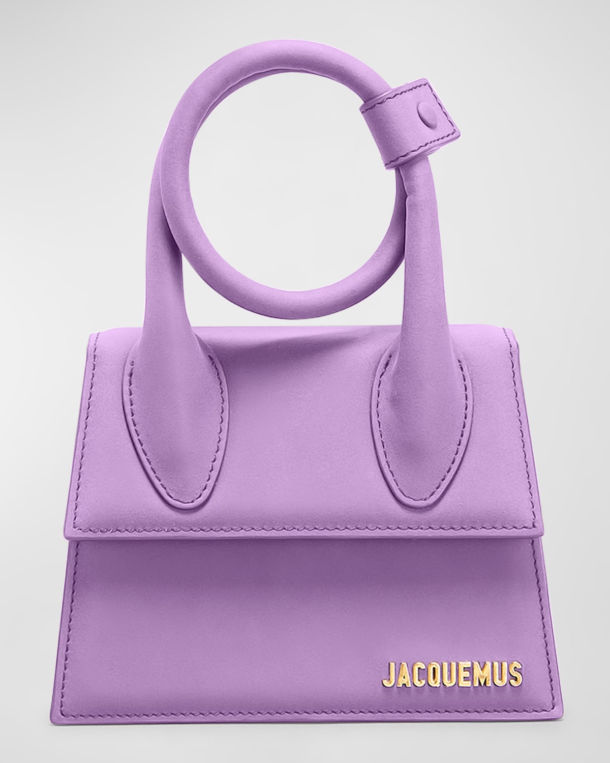 Jacquemus Le Chiquito Noeud Top-handle Bag In Purple