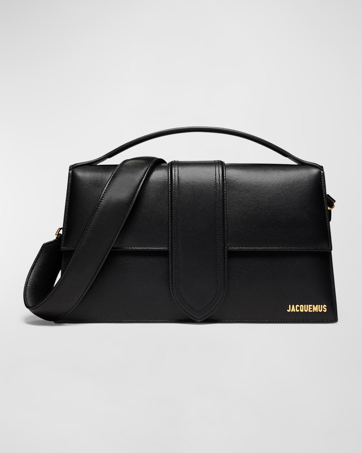 Jacquemus Le Bambinou Leather Top-handle Bag In Black | ModeSens