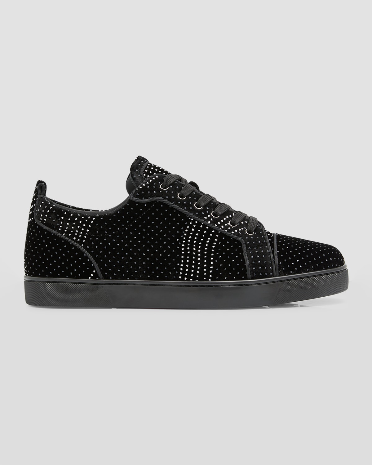 Black Louis Orlato Starlight leather high-top trainers