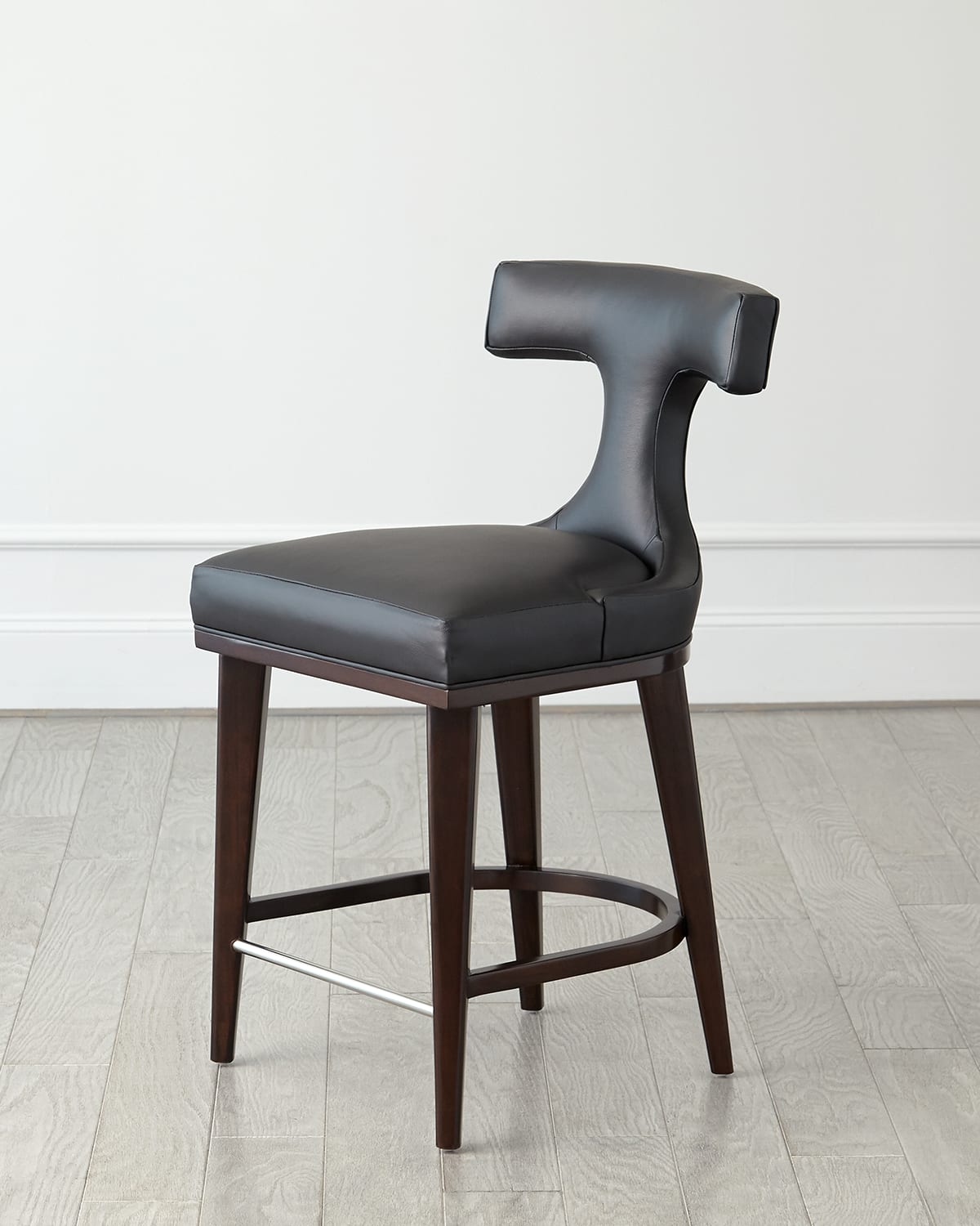 Anvil Leather Counterstool, 24.5"