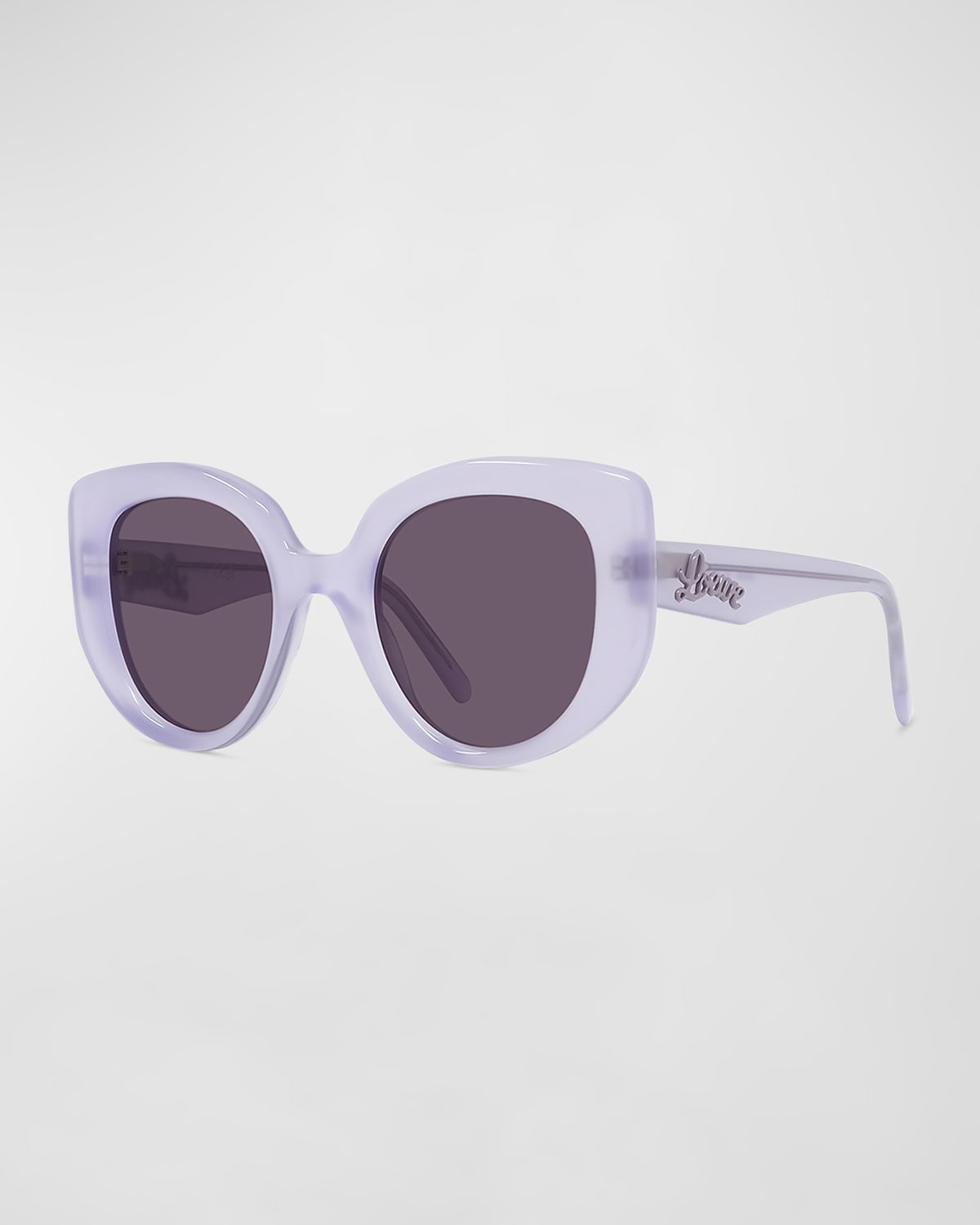 LOEWE OVERSIZED ACETATE BUTTERFLY SUNGLASSES