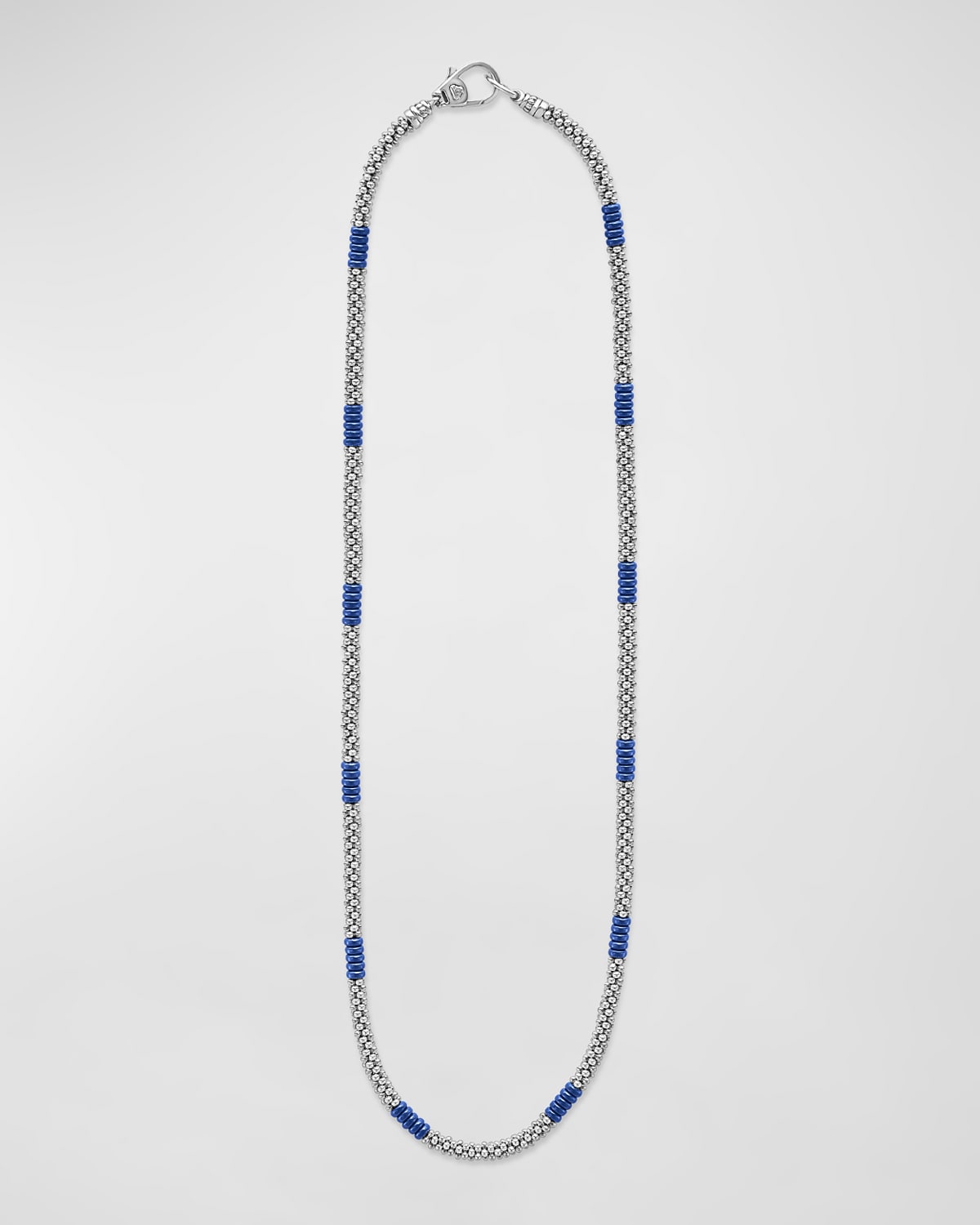 Blue Caviar Marine Ceramic 12-Station 3mm Rope Necklace, 16"L