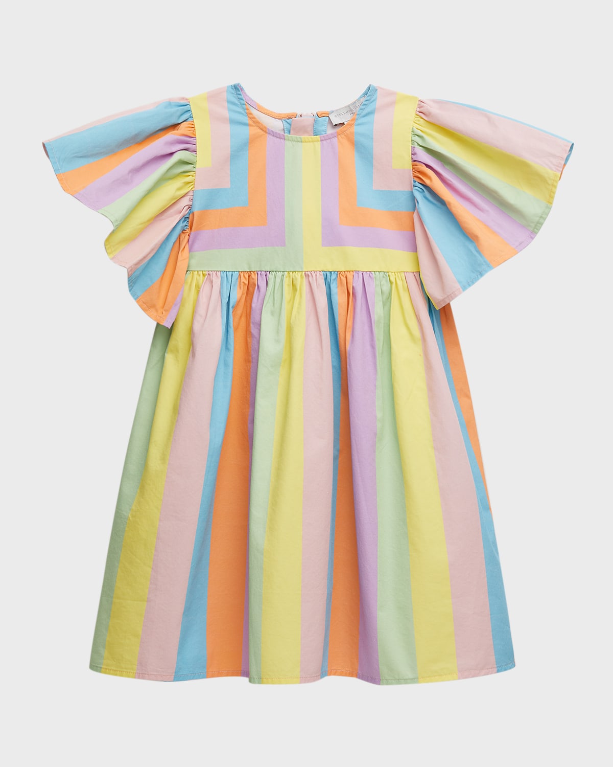 Stella Mccartney Kids' Dress Rainbow In Multi