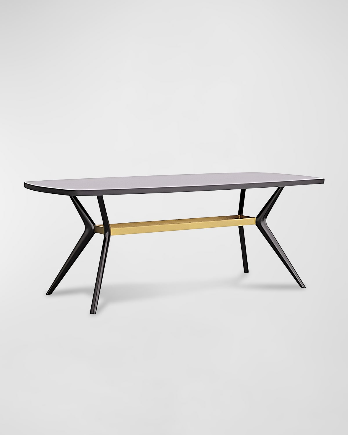 Arteriors Palto Dining Table In Black, Gold