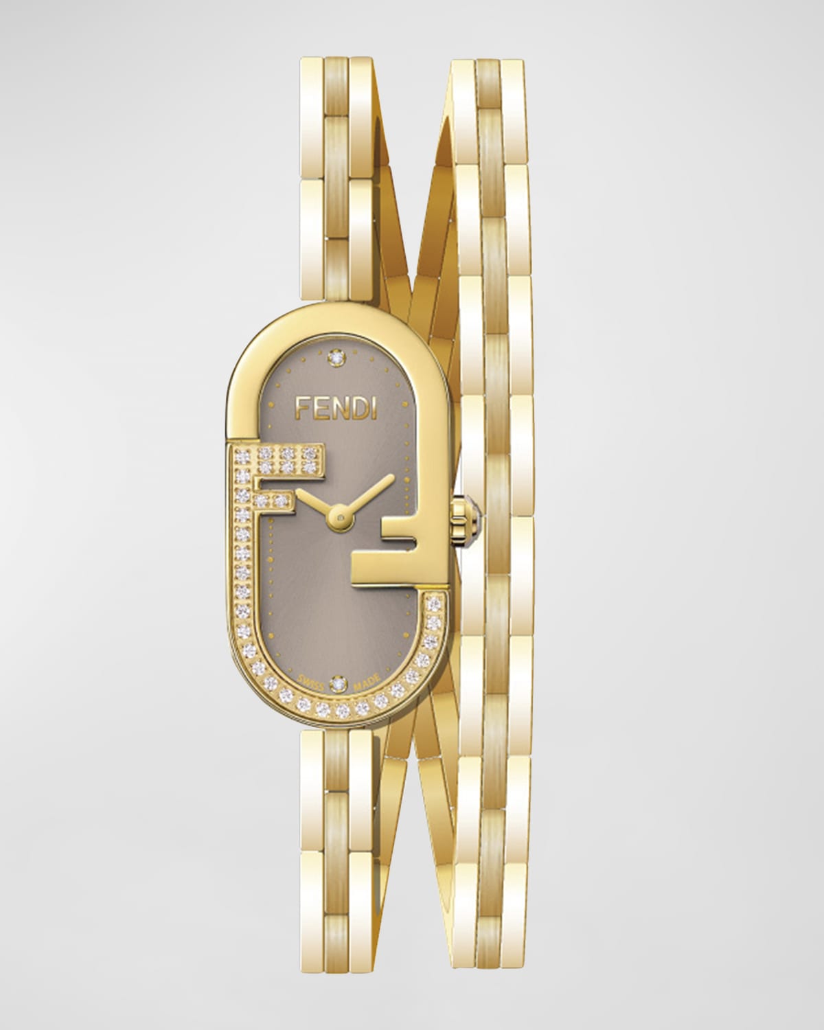 O'Lock Diamond Vertical Oval Bracelet Watch