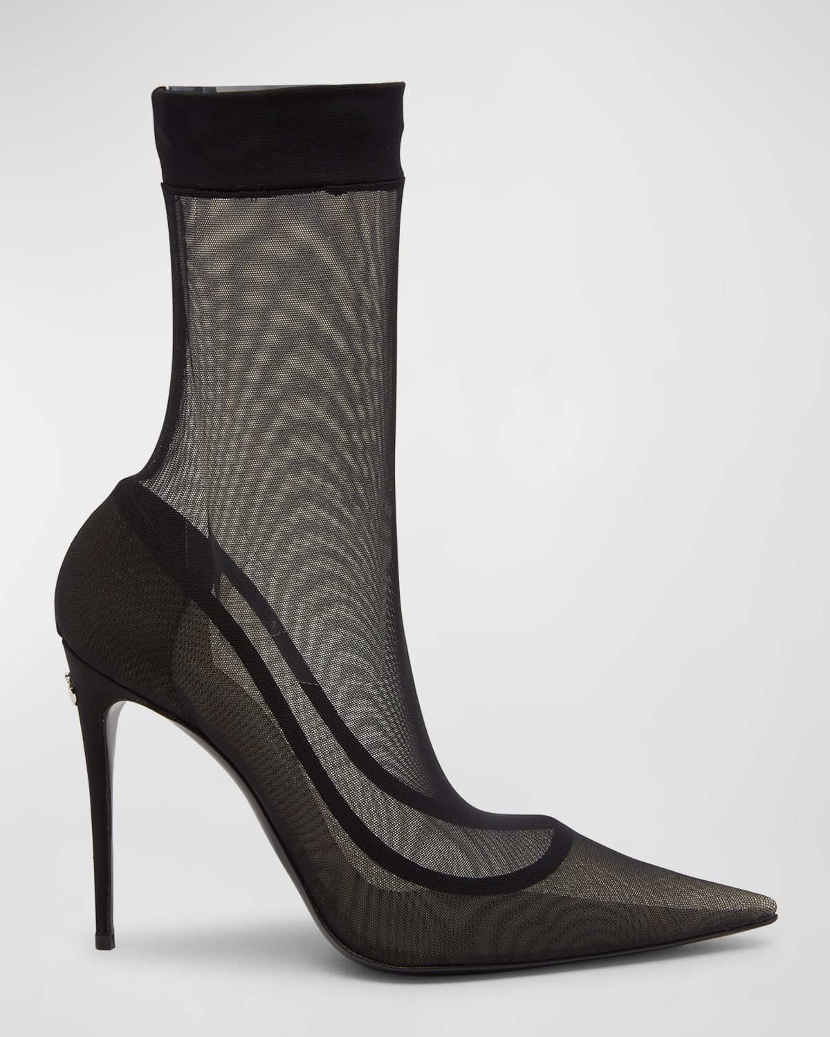 Dolce & Gabbana Transparente Stiefel In Black