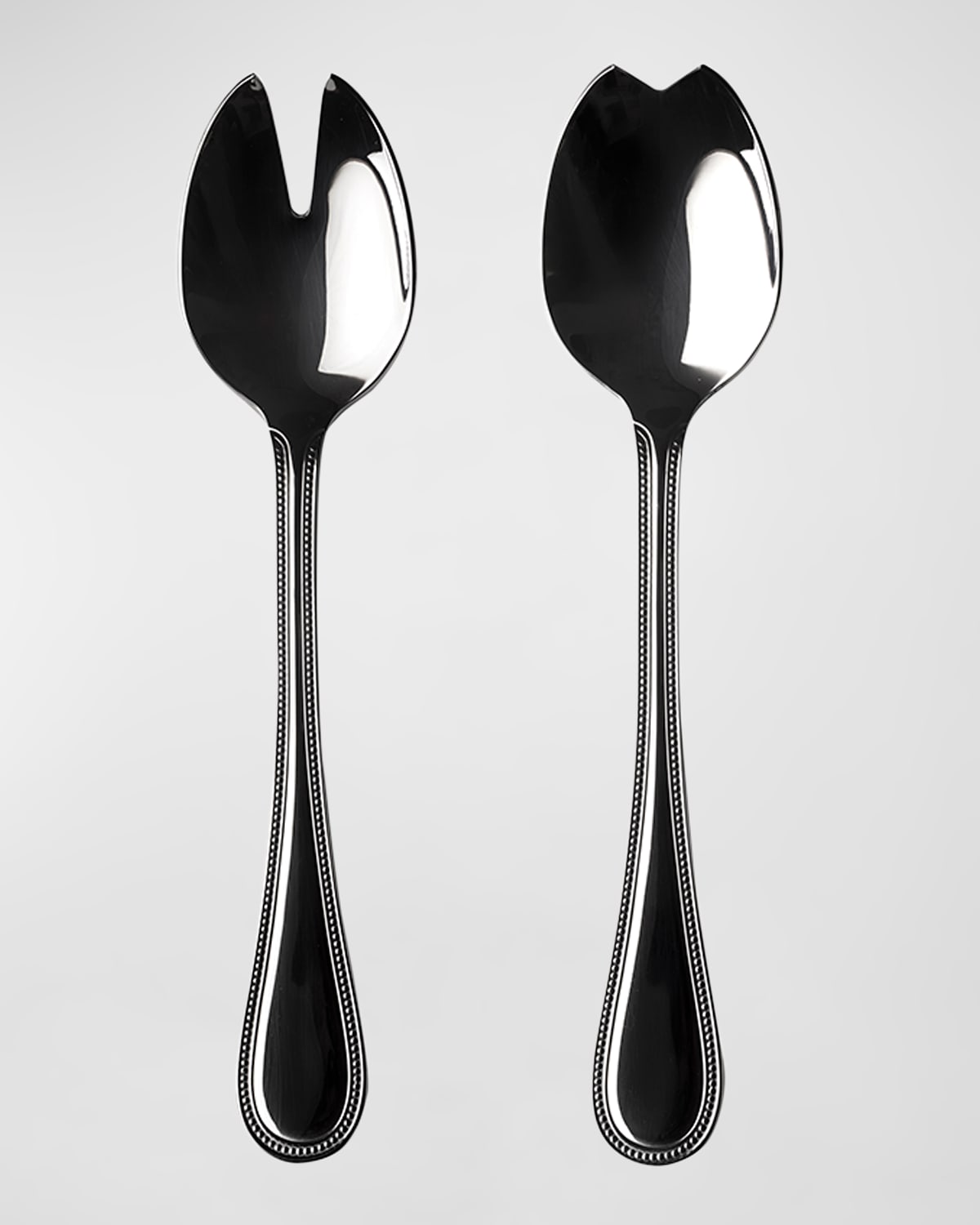 Mepra Perla 2-piece Salad Set In Black