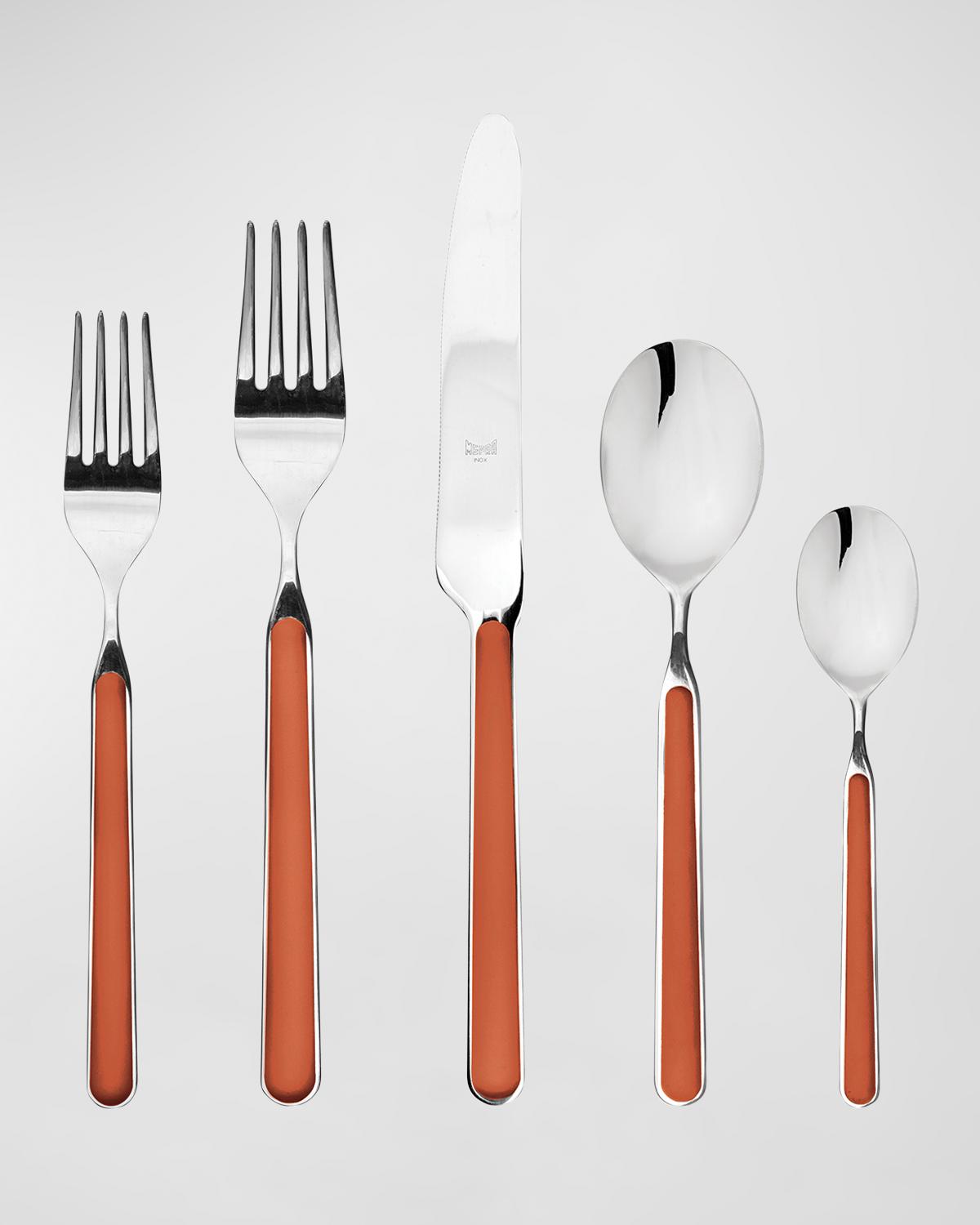 Mepra Fantasia Rust 5-piece Flatware Set