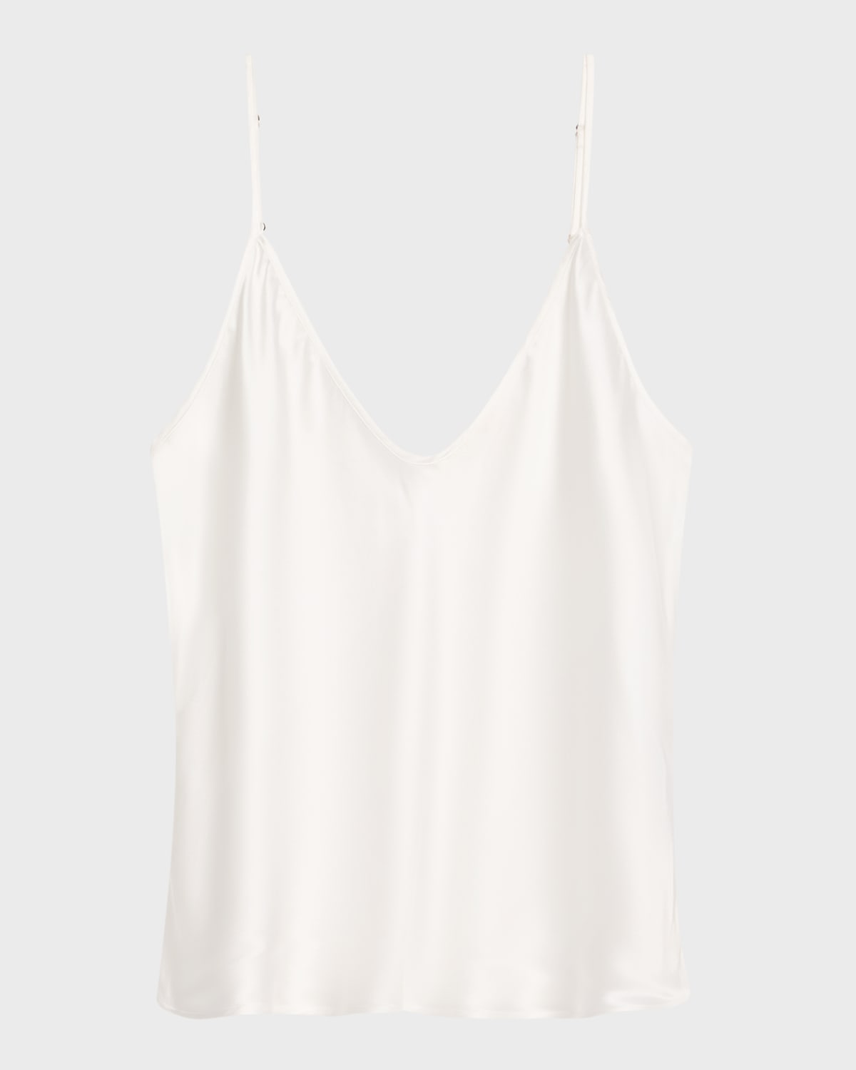L'agence Lexi Silk Camisole In White