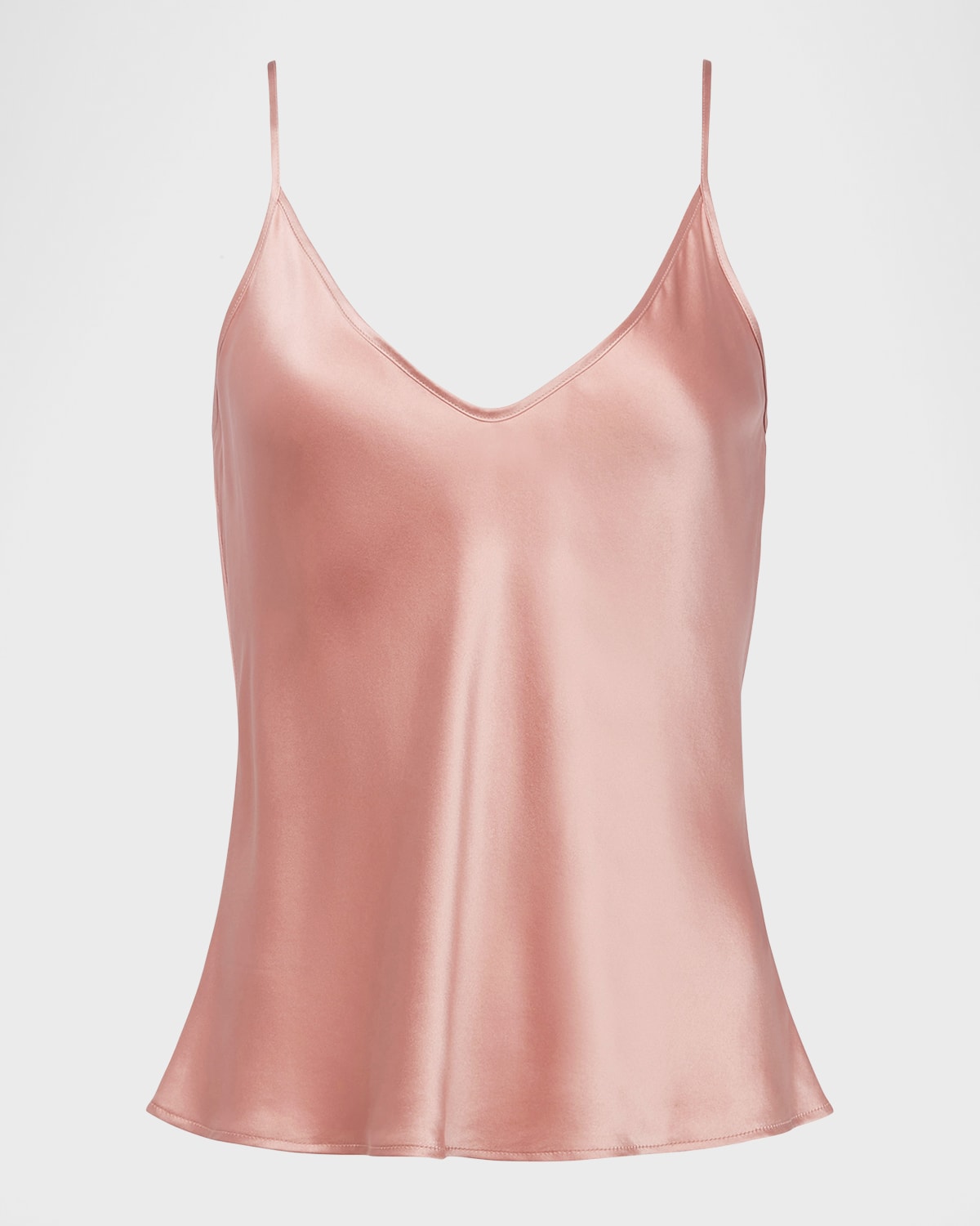 L Agence Lexi Silk Camisole In Rose Tan