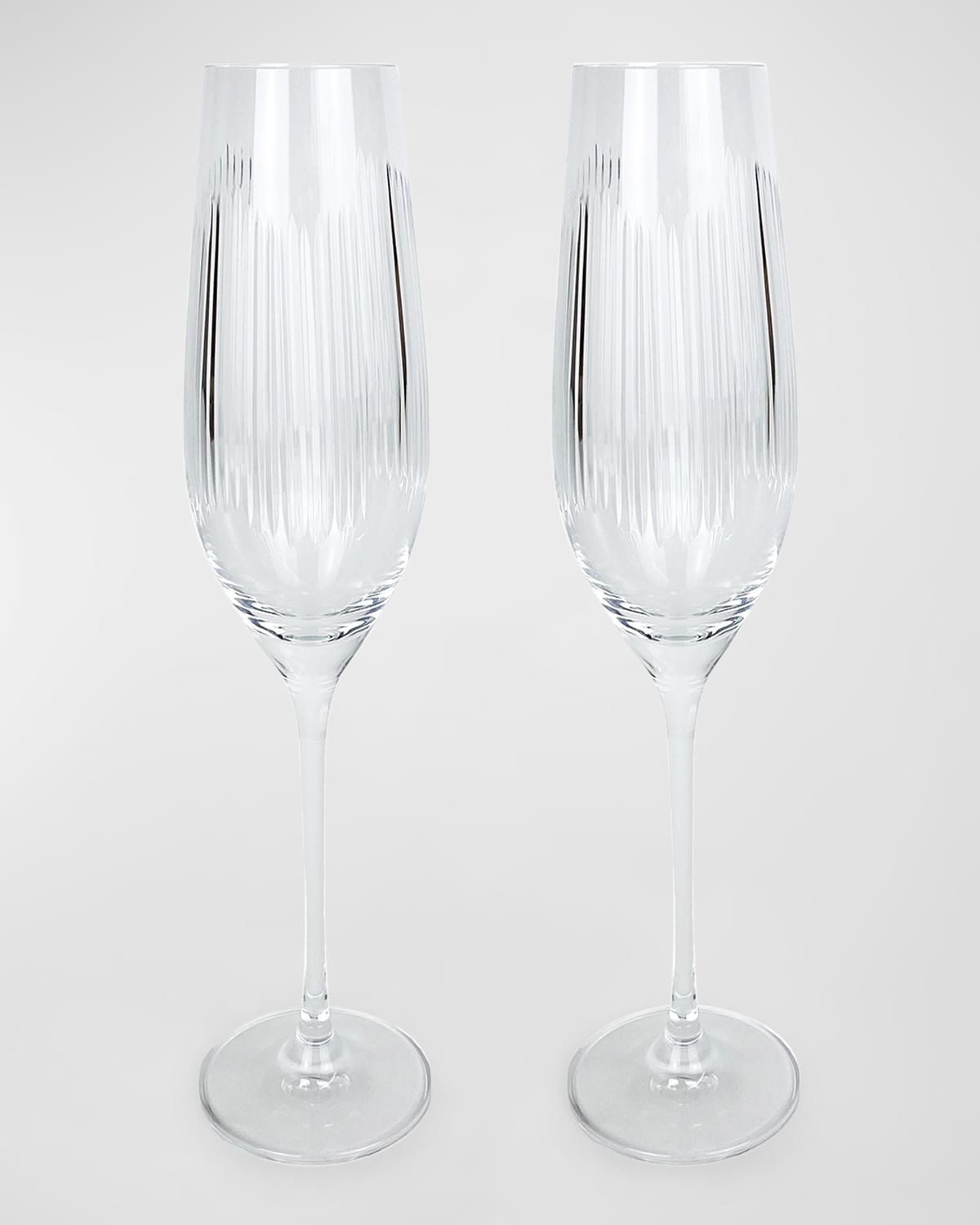 Michael Wainwright Berkshire Champagne Flutes, Set Of 2 In Blue