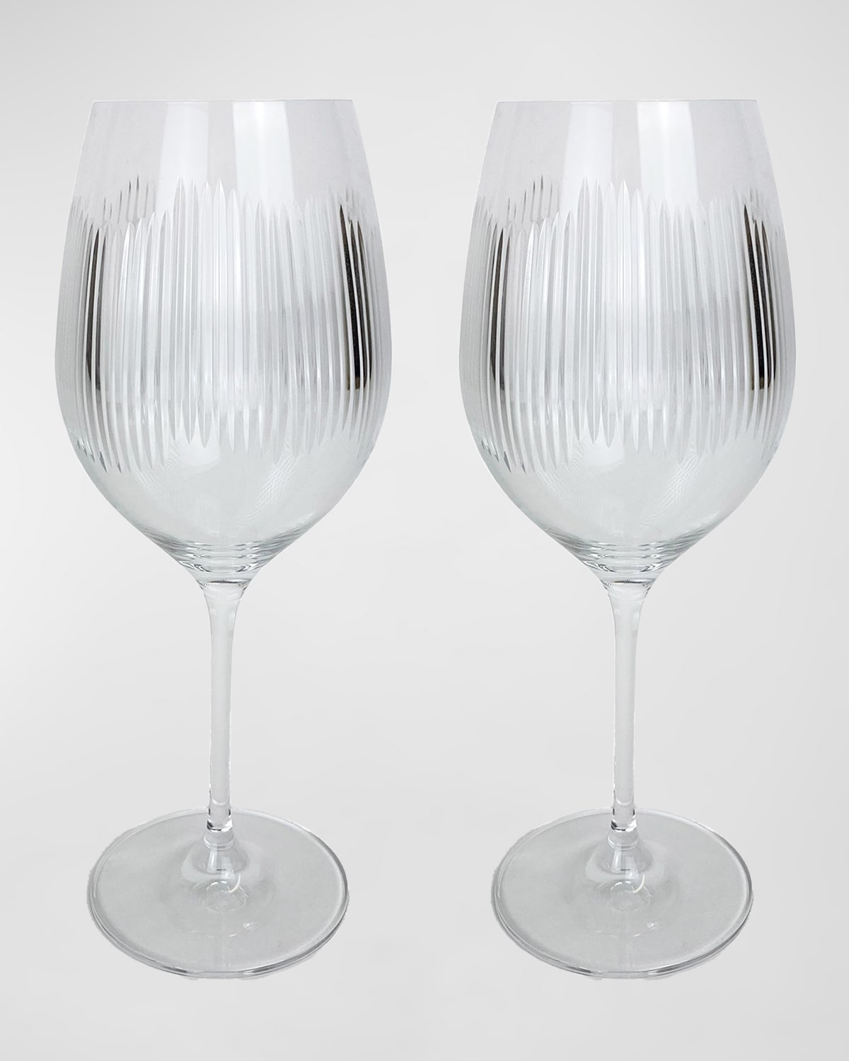 Michael Wainwright Berkshire Wine Glasses, Set Of 2 In Clear