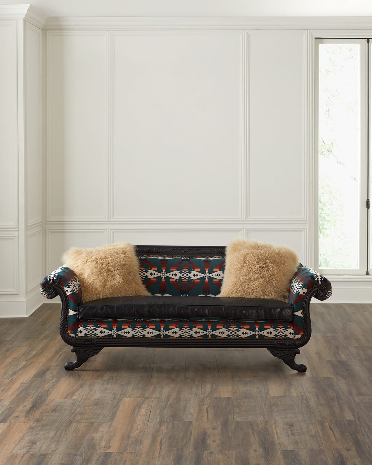 Old Hickory Tannery Evangeline Sofa, 86"