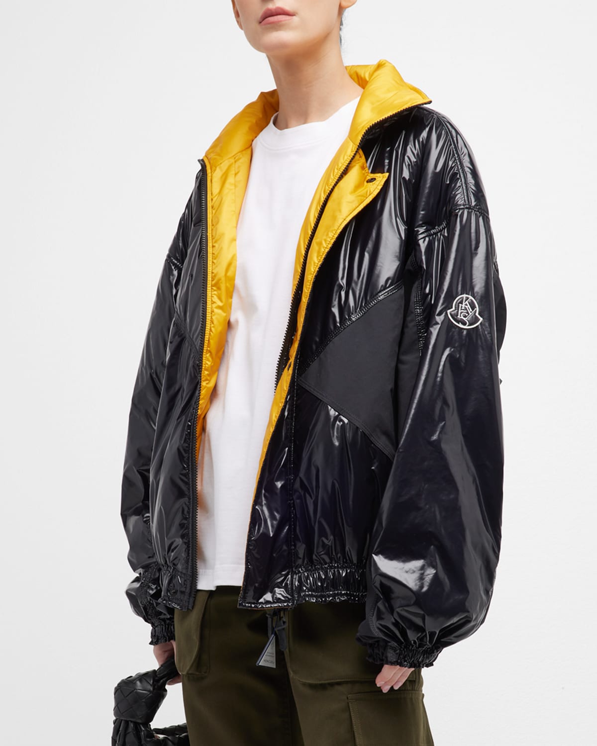 Moncler Genius Tompinks Short Down Jacket In Black