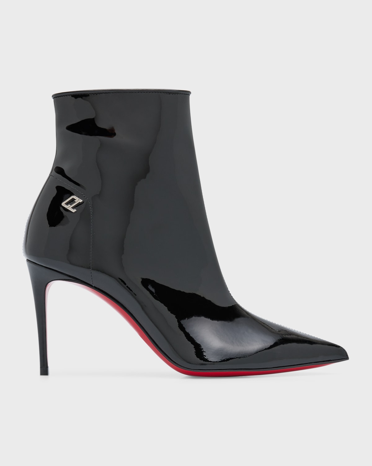 Kate Sporty Patent Red Sole Booties
