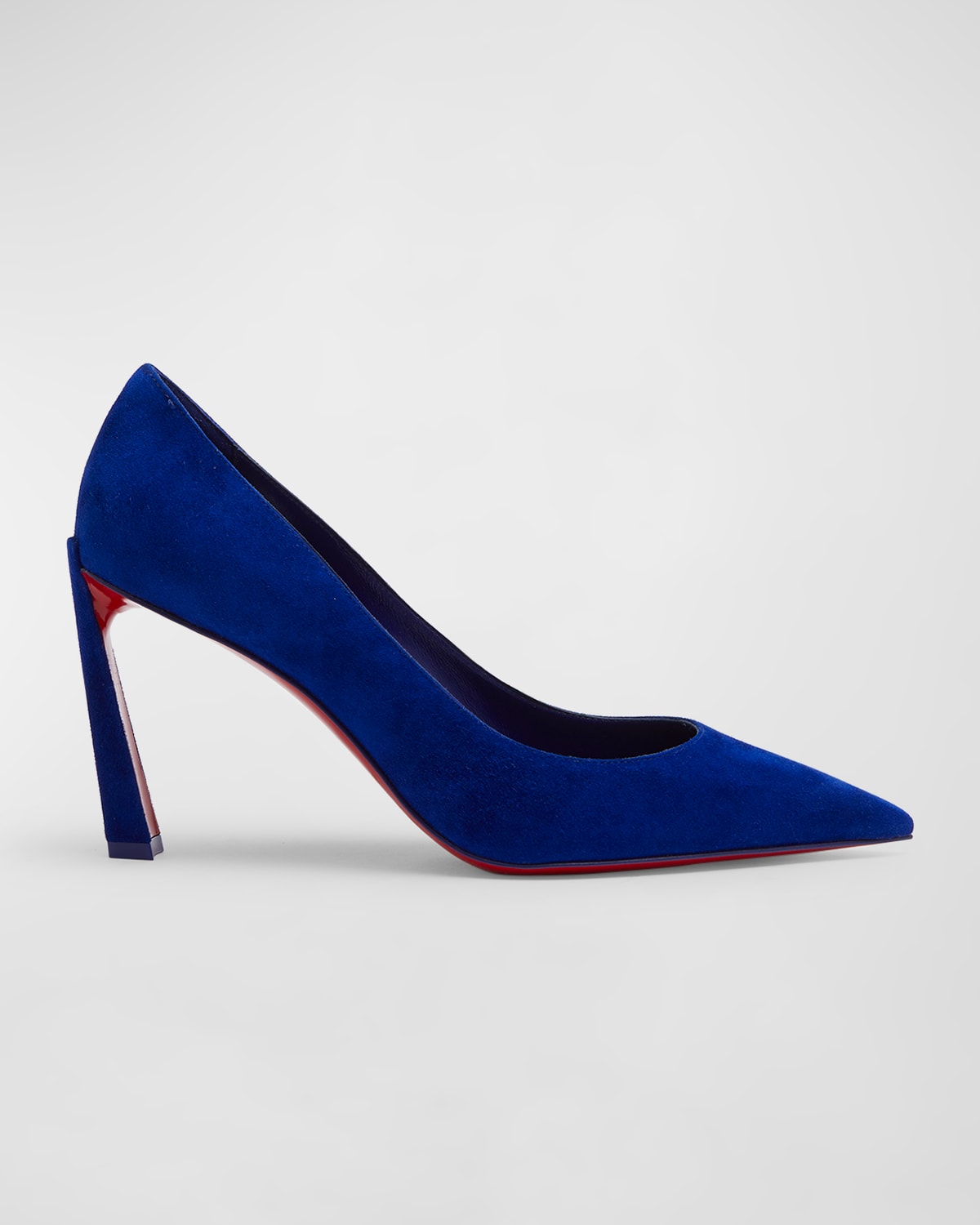 Christian Louboutin, Shoes, Blue Suede Red Bottom