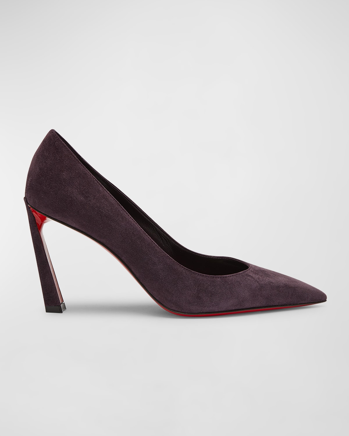Christian Louboutin Condora Suede Red Sole Pumps In Alcazar