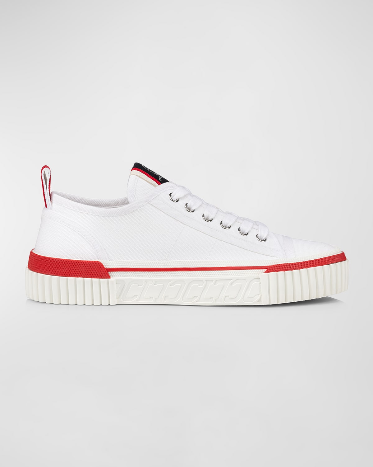 Christian Louboutin Fun Vieira Script Red Sole Sneakers