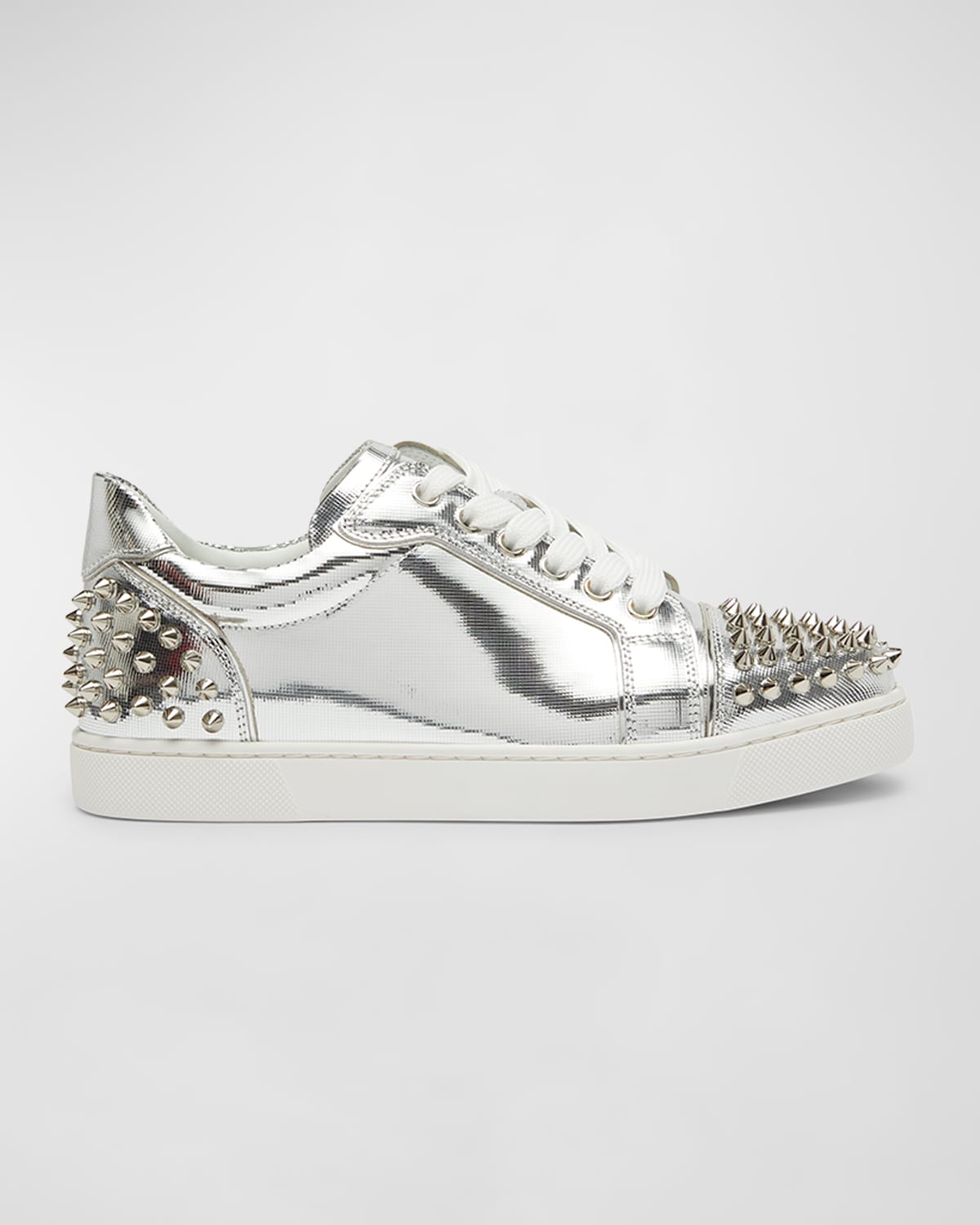 Christian Louboutin, Vieria 2 spikes poupee pink sneakers