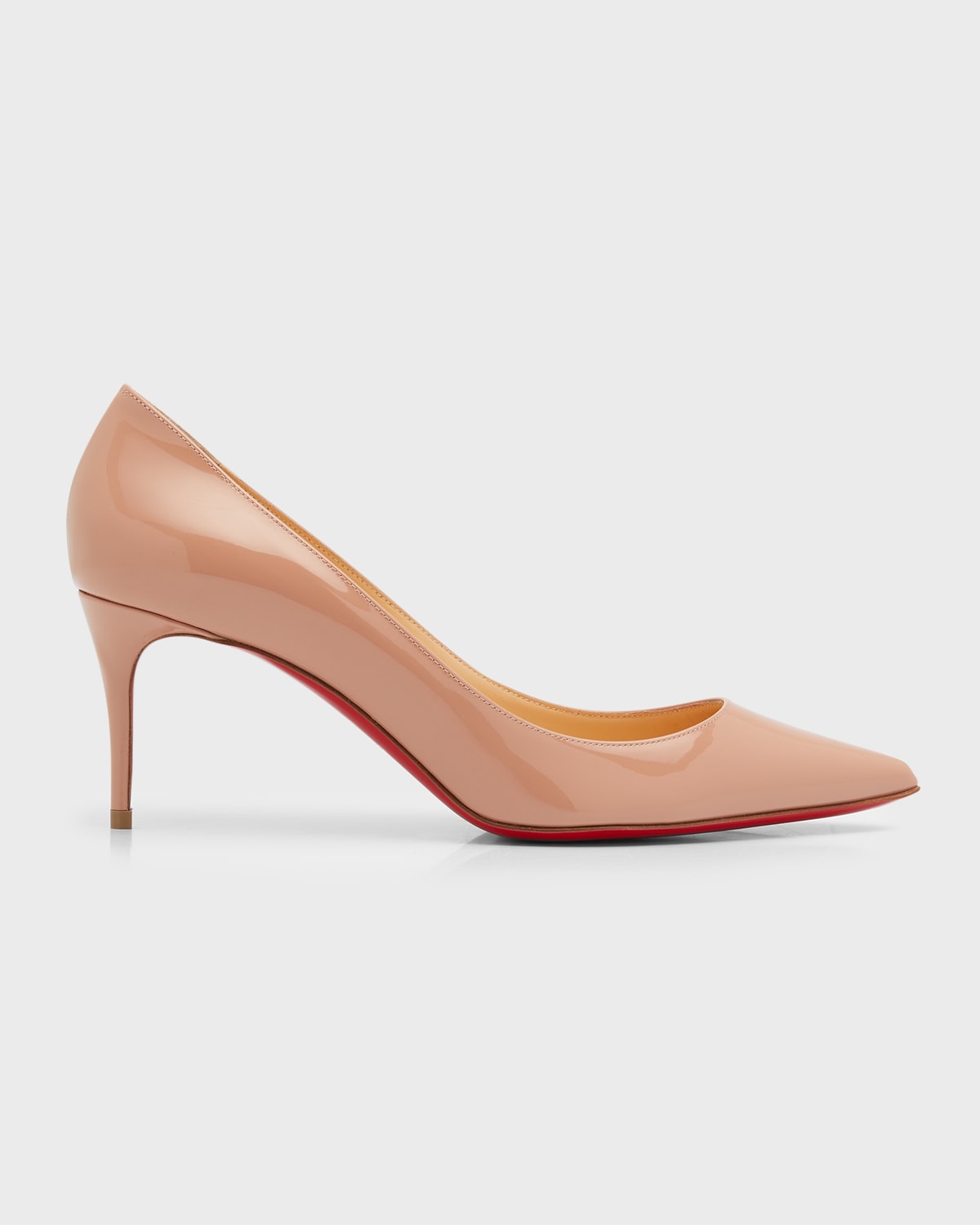 Christian Louboutin Kate Sling Patent Calfskin Red Sole Pumps